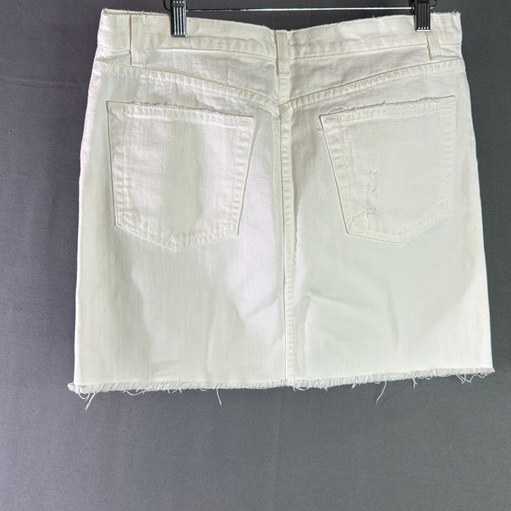 J.Crew White Denim Skirt size 6‎ - Picture 6 of 8